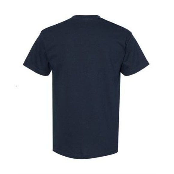 🆕 ALSTYLE ADULT ULTRA COTTON ROUND-NECK SHORT SLEEVE T-SHIRT - NAVY - LARGE - Picture 2 of 2